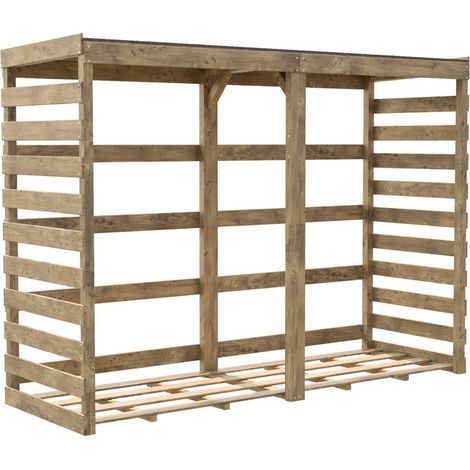 ABRI BUCHES BOIS XL 238X82X174CM