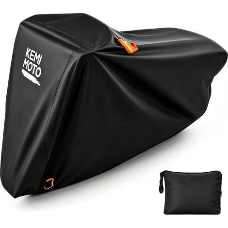 Bâche de protection pour moto d'intérieur Élastique Pour modèles Touring Bâche respirante avec crochets de sécurité Housse de garage pour moto cyclomoteur scooter (1/5)