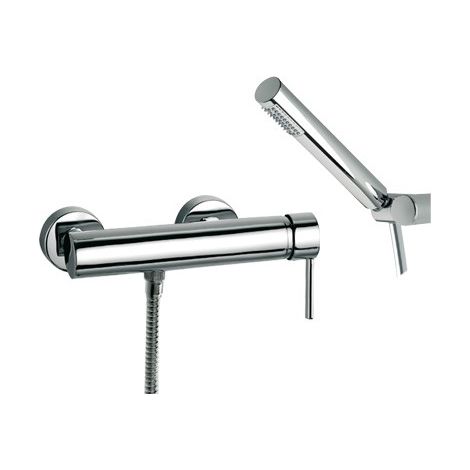 Mitigeur douche DRAKO avec douchette et support - Ramon Soler - 3308D (1/2)