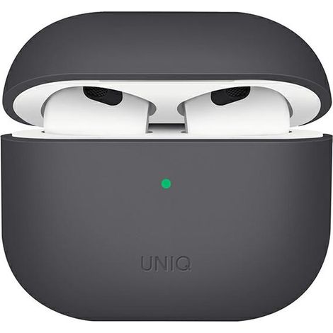 Uniq Lino AirPods 3. Generation Silikonhülle Grau/Aschgrau (1/5)