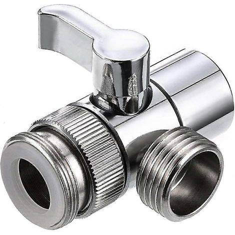Robinet inverseur, mitigeur de douche en alliage, robinet inverseur 2 voies (1/5)