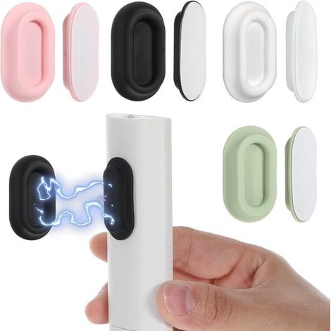 Support magnétique pour télécommande - Lot de 4 - Autocollant - Organisateur magnétique pour télécommande (1/5)