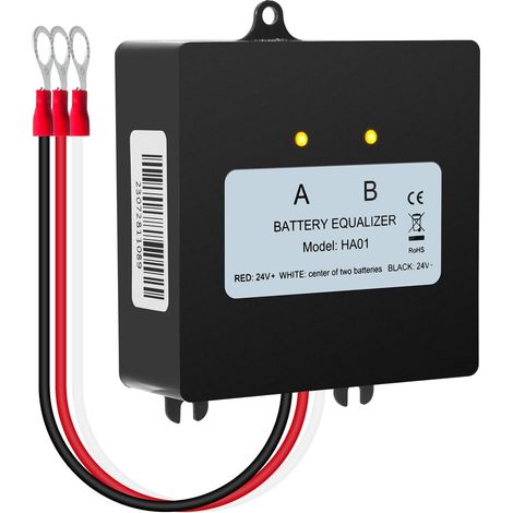 Équilibreur de Batterie 48V, Équilibreur de Batterie de Tension d'égaliseur de Batterie 4 x 12V, for Batterie au Lithium au Plomb, avec Affichage Numérique (1/5)