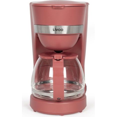 Livoo DOD200RC elektrische Kaffeemaschine rot 12 Tassen (1/5)