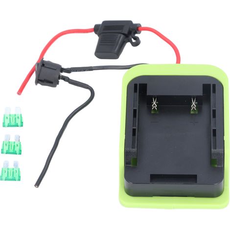 Connecteur d'alimentation de station de batterie 40V 30A, adaptateur d'outil électrique avec bornes de fil de fusible et 14awg pour voiture RC