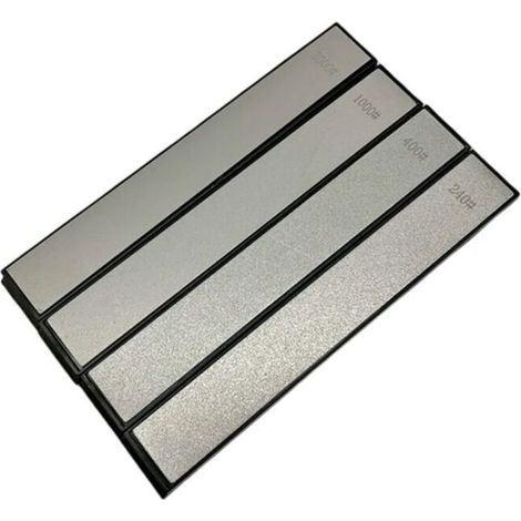Aiguiseur de Couteaux Diamant 4 Pierres à Angle Fixe Grains 240 400 1000 2000 (1/4)