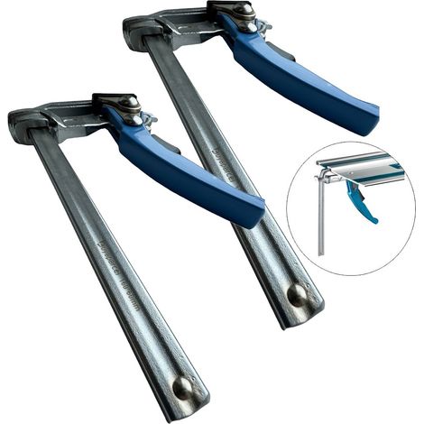 Quick Release Lever Clamps For Makita Festool Milwaukee Plunge Saw Guide Rails (1/5)