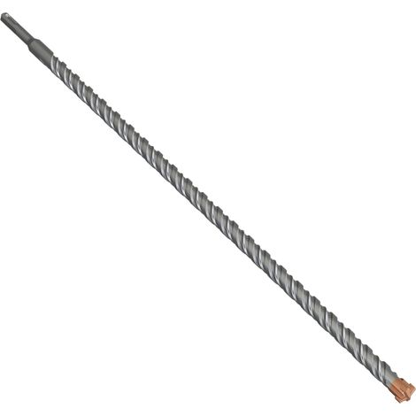 Foret à béton SDS Plus 18 x 600 mm avec 4 tranchants en carbure - Foret à béton pour pierre, béton, bois, brique et carrelage (1/5)