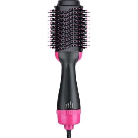 Brosse à cheveux de voyage, brosse soufflante en céramique 3/4 pouce, 1re génération rose KLB (1/5)