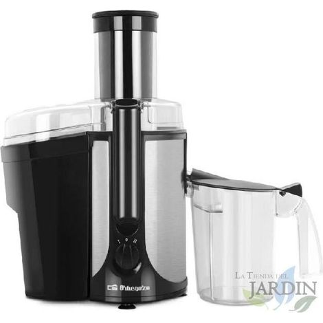 Orbegozo-Mixer.  Leistung 1200 W (19.000 U/min).  2 Geschwindigkeiten.  Extra breiter Einfüllstutzen: 8,5 cm