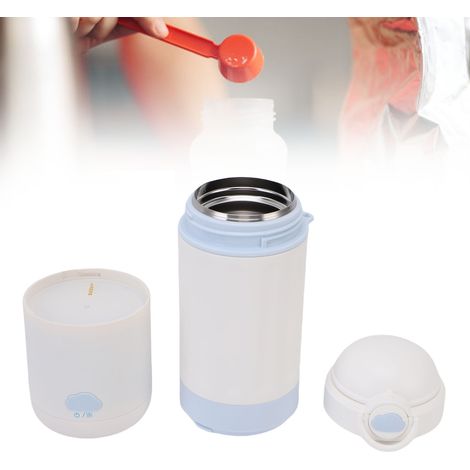 Bouilloire électrique voyage rechargeable portable 316 stainless steel mug chauffée automobile 500ml rapide chauffante (1/4)