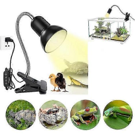 Lampe UVA/UVB 100 W à intensité variable pour terrarium (serpents, lézards) (1/3)