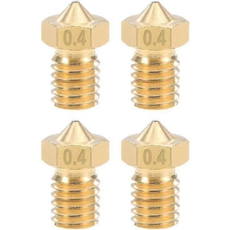 0.4mm 3d Printer Nozzle Head M6 Thread Replacement For V5 V6 3mm Extruder Print (1/3)