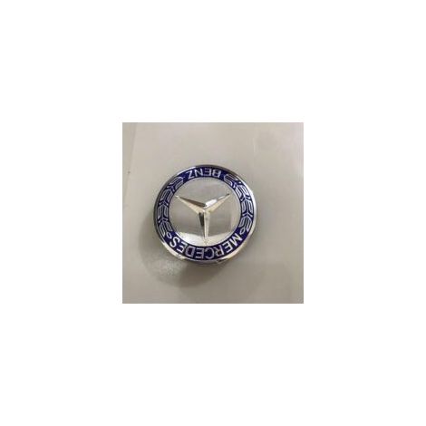 75-mm-Radnabenkappe, kompatibel mit allen Mercedes-Benz Modellen – Radnabenkappe, Kunststoff-Radzubehör, Ersatzteil für Radnabenkappen, 4er-Set – hellblau (1/4)