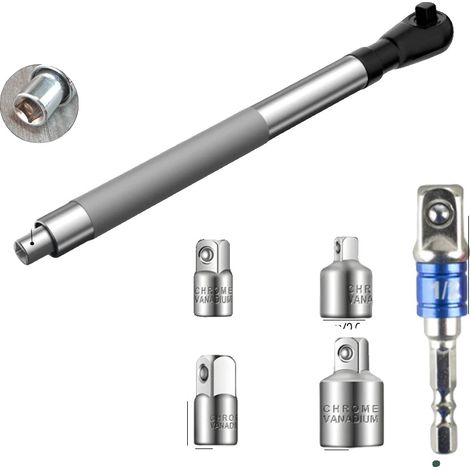 Llave de impacto, alto par, compatibilidad versátil, juego A (1/2)