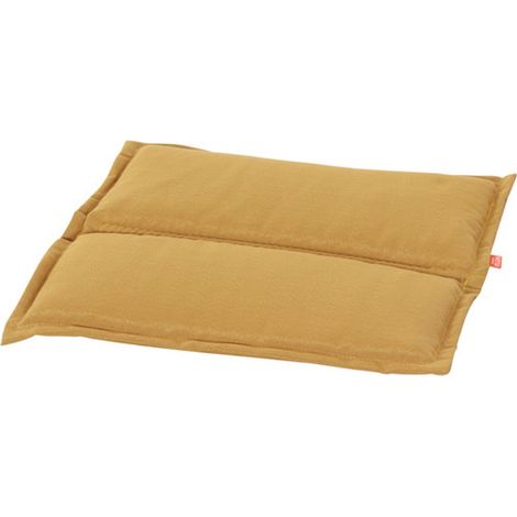 CENTAURI Sitzkissen Uni ocker 47x47x3cm Hockerauflage Stuhlkissen Sitzauflage