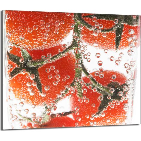 Placa protectora de vidrio para estufa 60x52 Tomate (1/5)