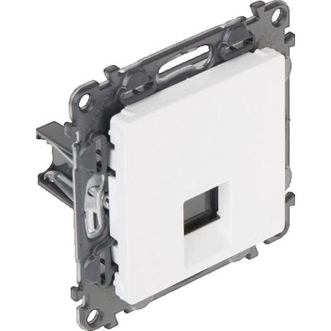 Prise Valena Life 1xRJ45 cat.6 UTP blanche 753142