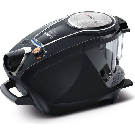 Bosch ProSilence Serie I 8 - Aspirapolvere Senza Sacco Estremamente Silenzioso, con SmartSensorControl e Intelligent SelfClean System, Nero (1/5)