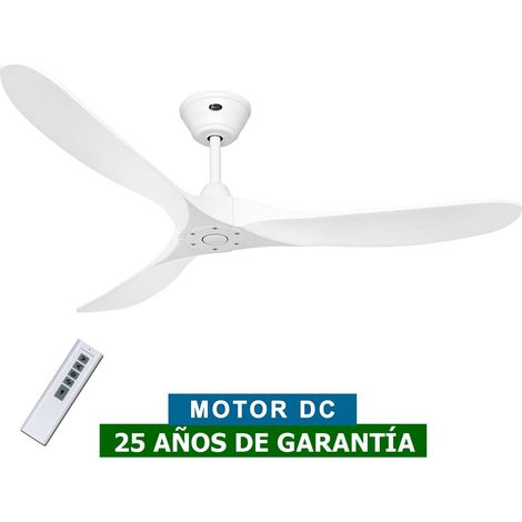 Casafan – Ventilateur de plafond 315228 152cm – 3 pales blanches – Télécommande – Fonction été/hiver – Pour pièces de plus de 17,6m²