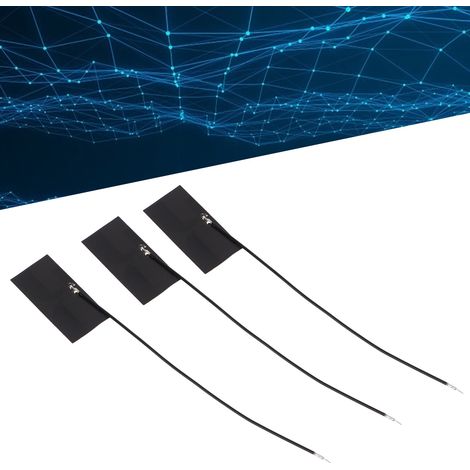 Antenne flexible grand panneau 2,4 GHz NZ-2.4G-FPC-005, antenne FPC flexible intégrée 2,4 GHz, module ZigBee Bluetooth WiFi, antenne omnidirectionnelle à gain élevé, antenne soudée (1/5)