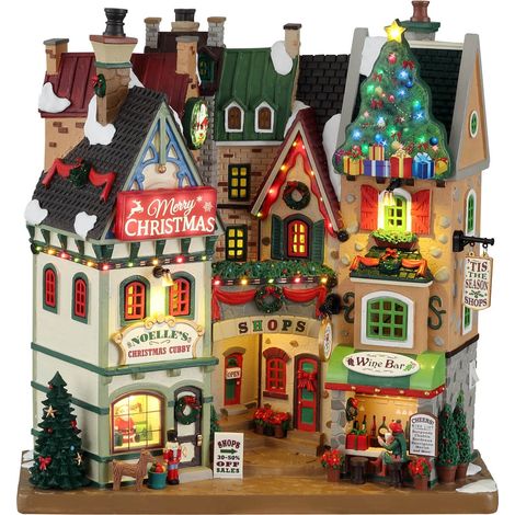 Lemax – Couronne de Noël Tis The Season – Dimensions 28 x 25,8 x 10,2 cm – Fabriquée en polyrésine – Interrupteur marche/arrêt