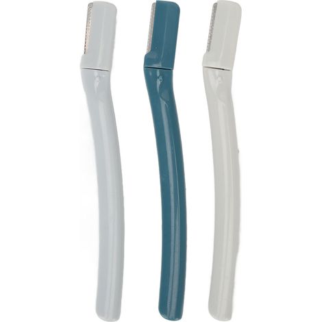 Kit de Soin Sourcils 3 Pièces avec Tondeuse Précision et Ciseaux Courbés Inox (1/5)