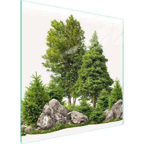 GLASSCHUTZPLATTE FÜR HERD 50x52 TREE (1/5)