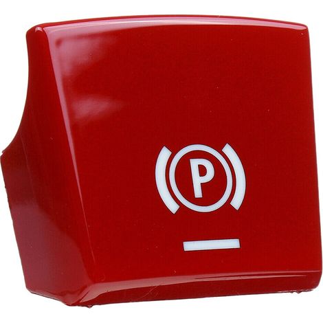 Copertura interruttore pulsante freno di stazionamento P per Serie 5/6/7 F10 F07 X3 F25 X4 F26 X5 X6 2010-2014 Rosso (1/2)