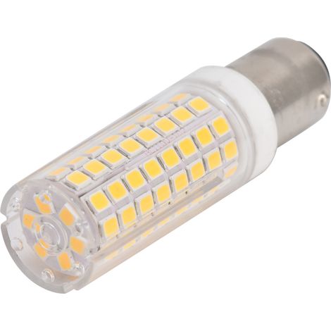 Ampoule BA15D à intensité variable, éclairage 360°, 1000 lm, 102 LED, pour lustre ou plafonnier, 220 V, 12 W, blanc chaud