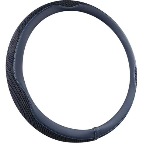 Couvre Volant Voiture, Housse Volant Respirante Antidérapante pour Le Sport, Respirant Microfibre Cuir Couvre Volant, Housse Volants Voiture Accessoires D'intérieur Protecteurs(Bleu) (1/5)