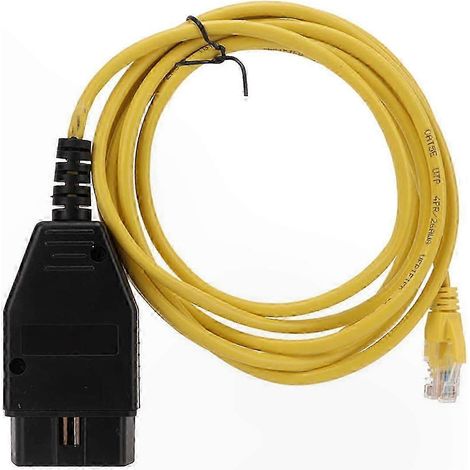 Câble de diagnostic OBD2 ENET pour BMW Série 3 et Série 5, outil de scan automobile compatible F-Series, liaison de codage et lecture des données, connecteur robuste, câble de test électronique (1/5)