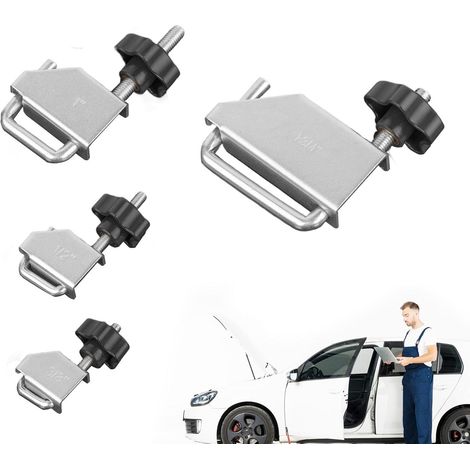 Collier Métallique Pour Tuyau Kit Réparation Colliers Serrage Ajustables Métal Pour Voitures, Camions, Camionnettes Et Utilitaires, Ensemble Réglable Robuste Avec Boulons En U (1/5)