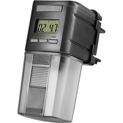Distributeur automatique de nourriture pour poissons (1 pièce) - Réglable - Aquarium - Alimentateur automatique électrique (1/2)