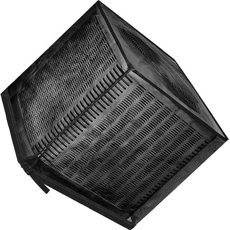 Housse de Climatisation Extérieure en Maille Complète pour unité Extérieure, Polyester Enduit de PVC, 35,43 X 35,43 X 39,37 Pouces, Sangles Réglables pour Toutes les Saisons, Patio, Usage (1/5)