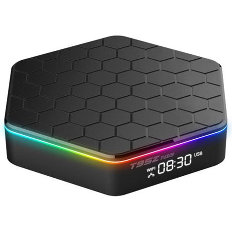 Boîtier TV Android 12.0 T95Z Plus, lecteur multimédia, double Wi-Fi et Bluetooth (4 Go/64 Go) (1/5)
