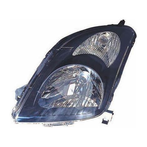 Phare avant gauche H4 noir Suzuki Swift 3 2005-2010