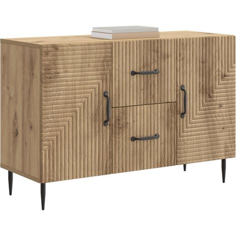 Maison Exclusive - Credenza con cassetto Rovere Artigianale 89 x 34,5 x 60 cm