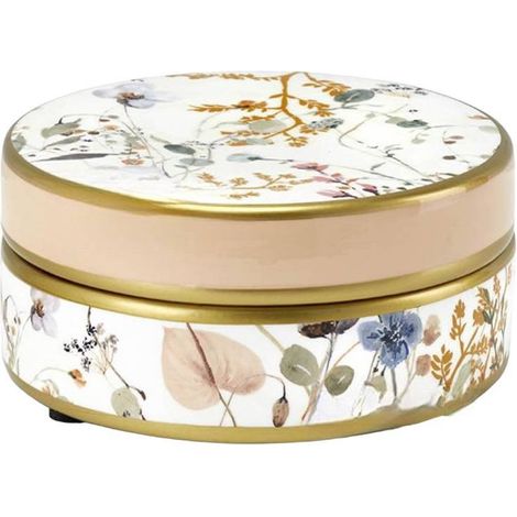Fade scatola Jasmine porcellana fine decoro floreale 16x8 cm