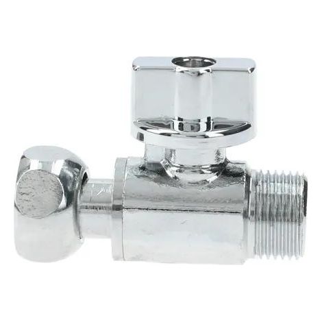 Garis Kugelhahn gerade Messing verchromt 5,9 cm