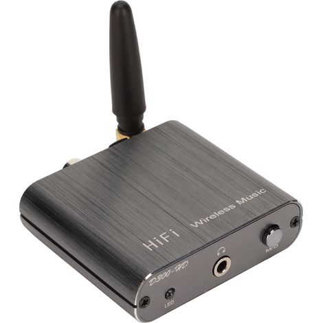 Récepteur Bluetooth HiFi sans délai avec sortie AUX optique et coaxiale, adaptateur audio sans fil pour TV, lecteur CD et haut-parleur. Adaptateur audio sans fil pour TV, lecteur CD et haut-parleur. (1/5)