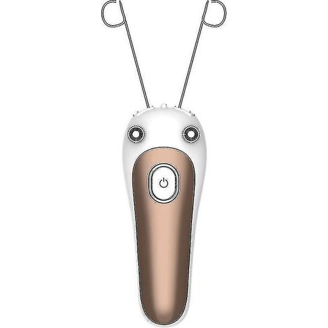 Épilateur électrique pour le visage et le corps, avec fil de coton, couleur or (1/4)