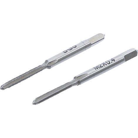 Tarauds et filières pré-taraud et filière M2 x 0,4 2 pièces BGS (1/4)