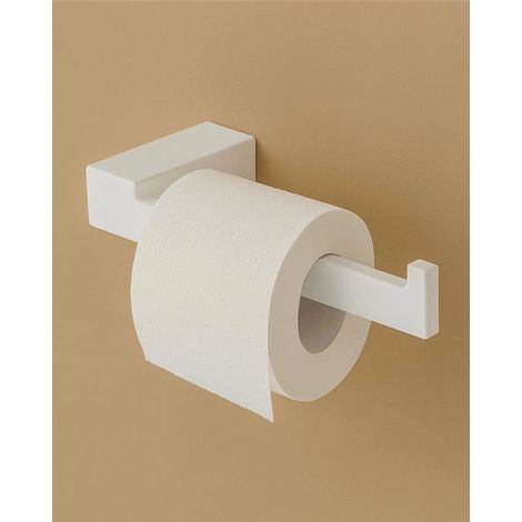 Exagonshop Porta rotolo in alluminio bianco Sky