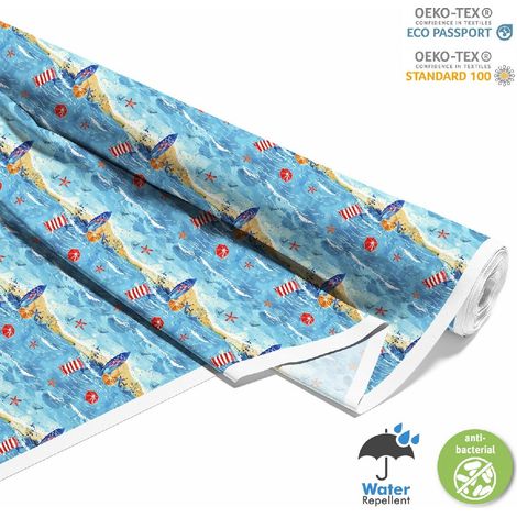 TESSUTI DECORATIVI PER ESTERNI OXFORD - motivo estivo  DX8913 (1/5)
