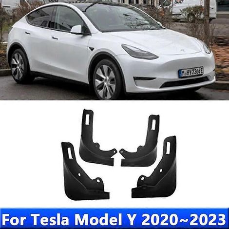 Für Tesla Model Y, Model 3 und Model XS (2012–2023, 2015, 2020): Kotflügel vorne und hinten, Schmutzfänger, Spritzschutz, Autozubehör