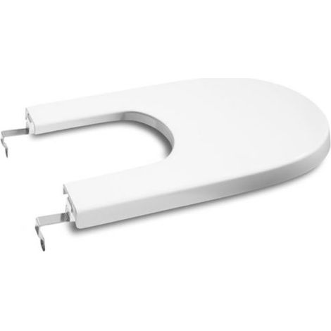 Tapa blanca para bidé compacto con caída amortiguada MERIDIAN - ROCA (1/2)