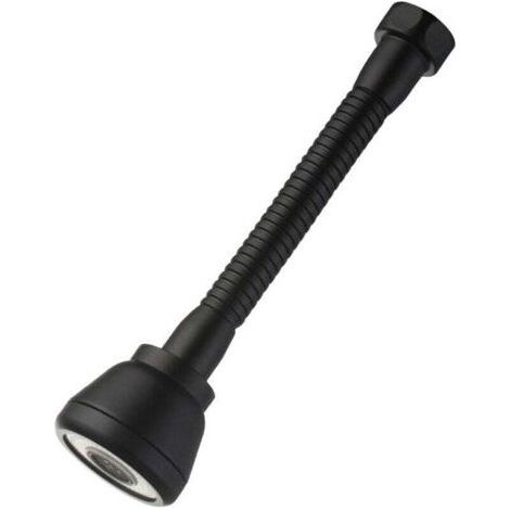 LaBlanc - Rubinetto girevole a 360°, prolunga per rubinetto da cucina anti-schizzo con 3 modalità di risparmio idrico, rubinetto in rame nero (lungo) (1/5)