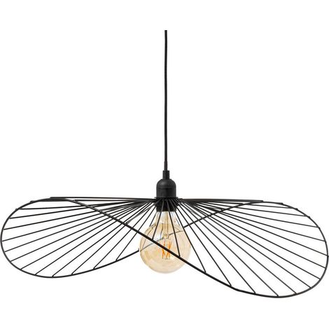 Atmosphera Adelia Lampadario Nero 58 cm (1/3)