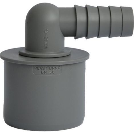 Raccord de tuyau coudé HT 19-21mm, DN50 (1/2)